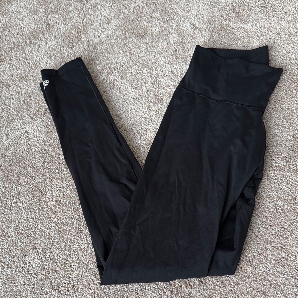 Adidas High Rise Black Performance Leggings